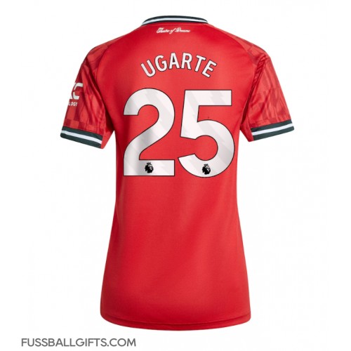 Manchester United Manuel Ugarte #25 Fußballbekleidung Heimtrikot Damen 2025-26 Kurzarm